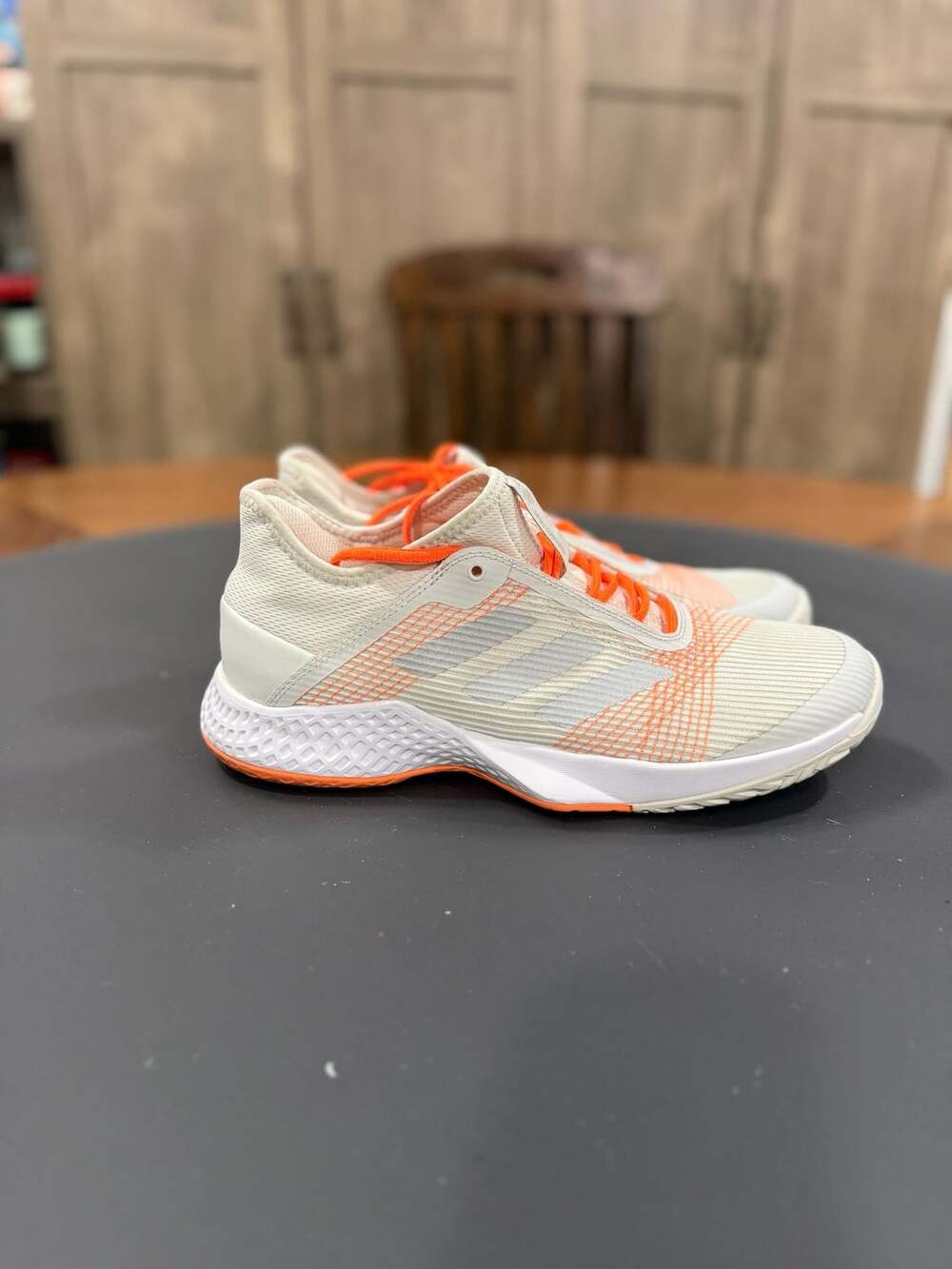 Adidas Terrex Agravic TT Women's Trail Running Shoes - White/Orange